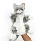 Grey Cat Puppet 30cm Hansa